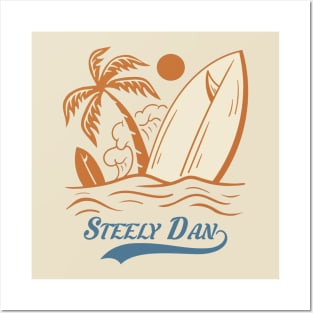 Vintage summer steely dan Posters and Art